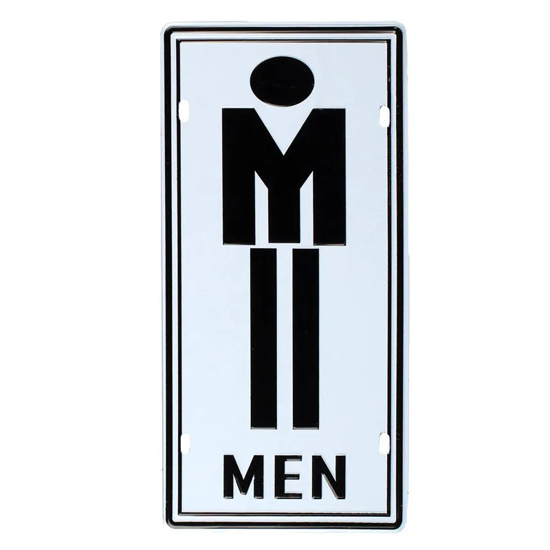 Men Signage Metal Wall Accent media 3