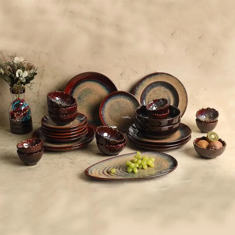 Sragen Edvo Handmade Dinner Set - 28 Piece Set media 4