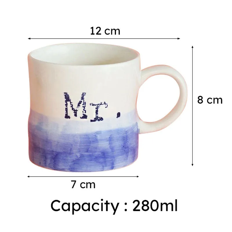 Mister Ceramic Coffee Mug (280 mL Each) - Set of Two media 7