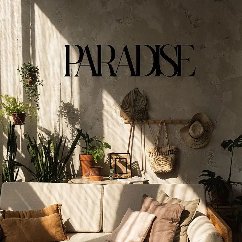 Paradise Iron Wall Accent media 1