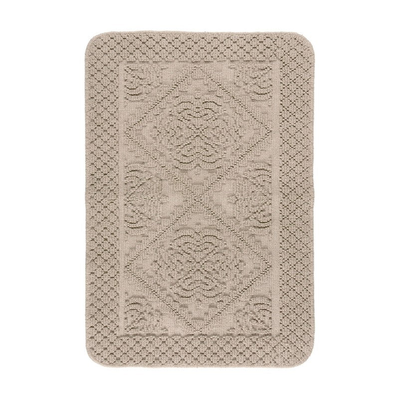 GentleStep Cotton Bath Mats (Beige) - Set of Two media 4