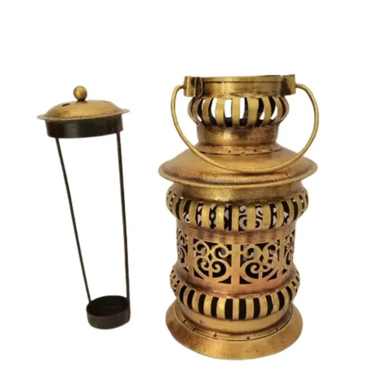 Hanging Lantern Glow Iron Tealight Candle Holder media 6