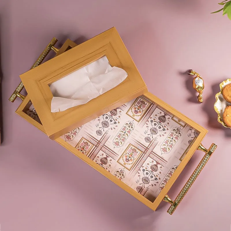 Aura Tray with Tissue Holder - Two Piece Set media 4