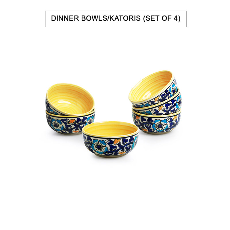 Indigo Garden Ceramic Dinner Set - 10 Piece Set media 5