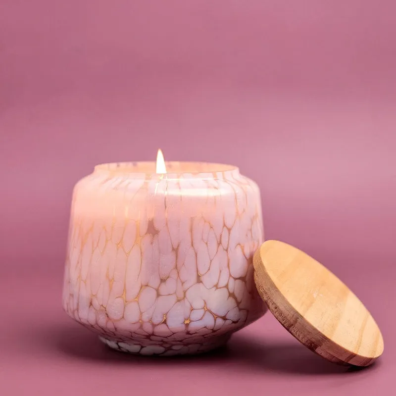 Spring Thaw Pink Peony Scented Wax Candle media 5