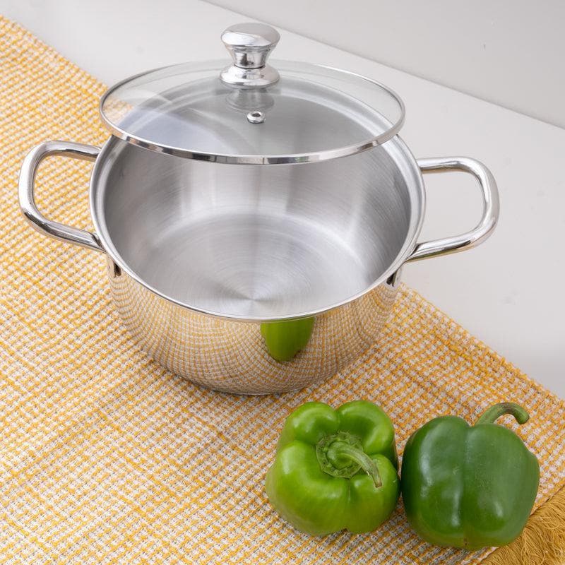 Edamame Cooking Pot With Lid - 4000 ML / 9 Inches media 4