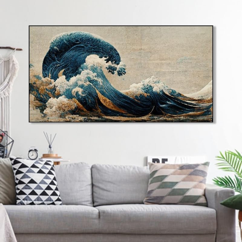 Coastal Voyage Canvas Wall Painting With Frame media 3