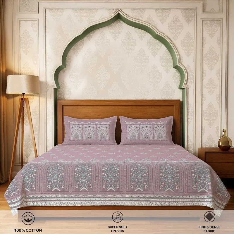 Urban Space Everyday Grace Cotton Bedsheet - 300 TC media 4