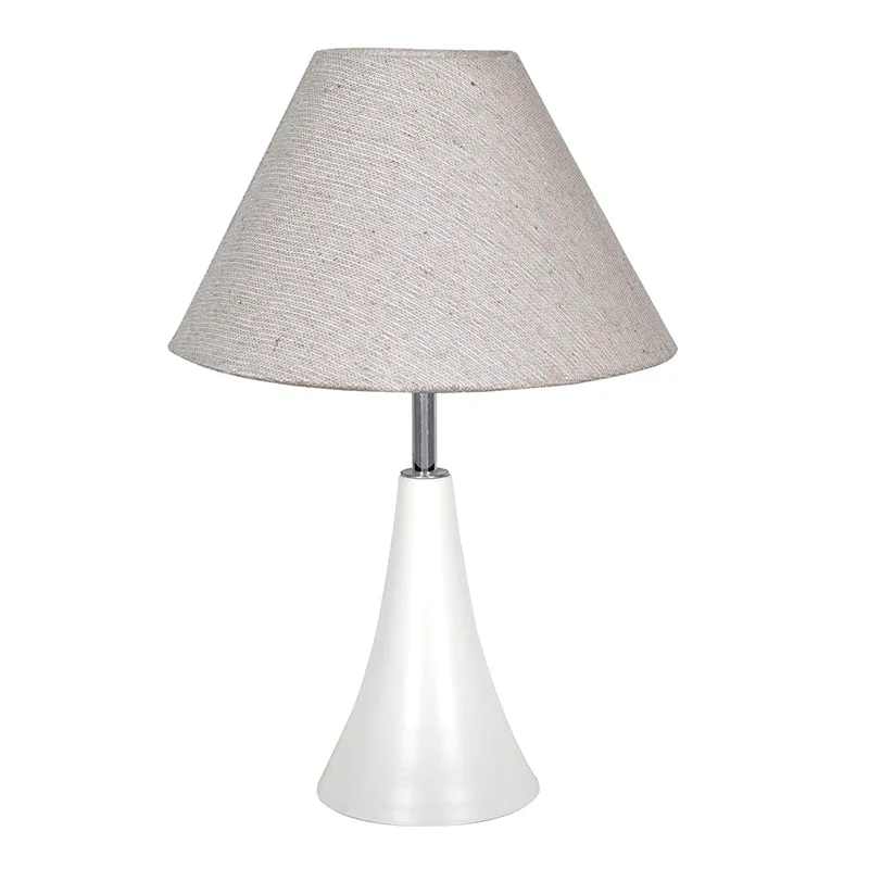 Arrido Metal Table Lamp - Beige,White media 3