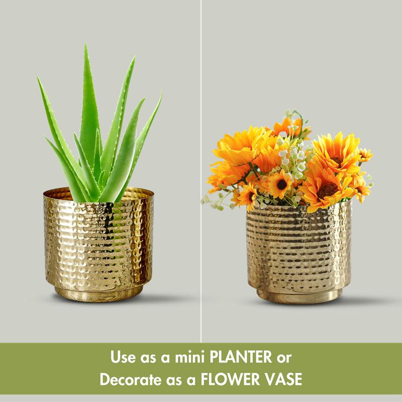 Nisya Hammered Planter - Set Of Two media 4