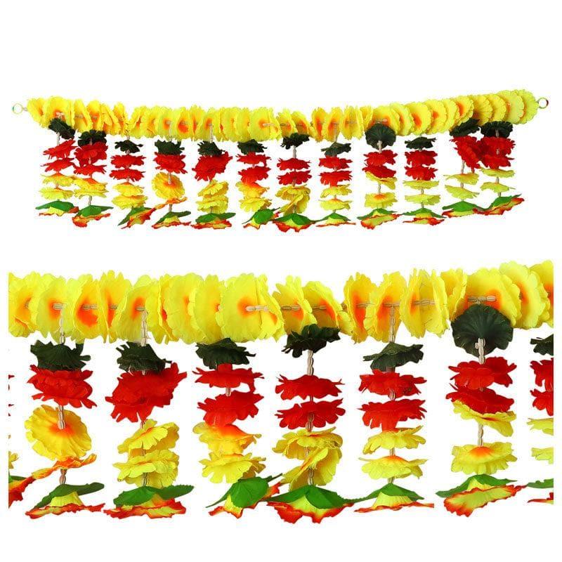 Faux Floral Toran - Yellow media 3