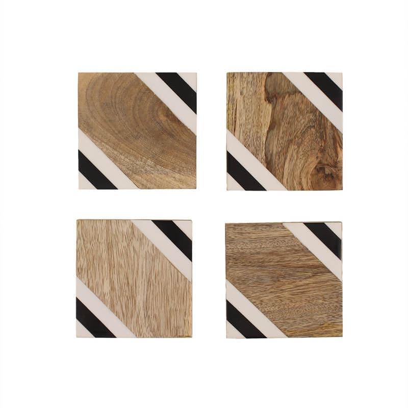 Timberloo Wooden Coaster - Set Of Four media 4