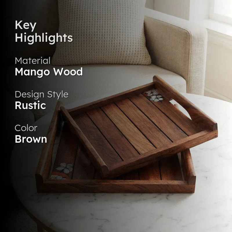 Ploomia Rosewood Serving Tray media 2