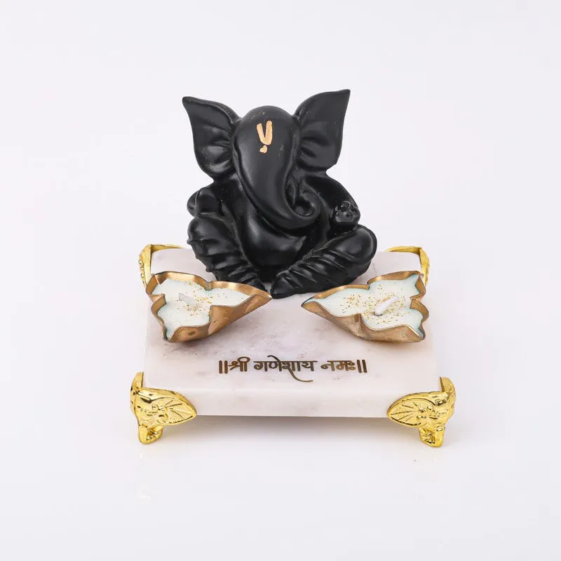 Mangalmurti Idol with Choki & Candle - Four Piece Set media 3