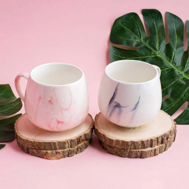 Splatter Ceramic Coffee Mug (350 mL Each) - Set of Two media 1