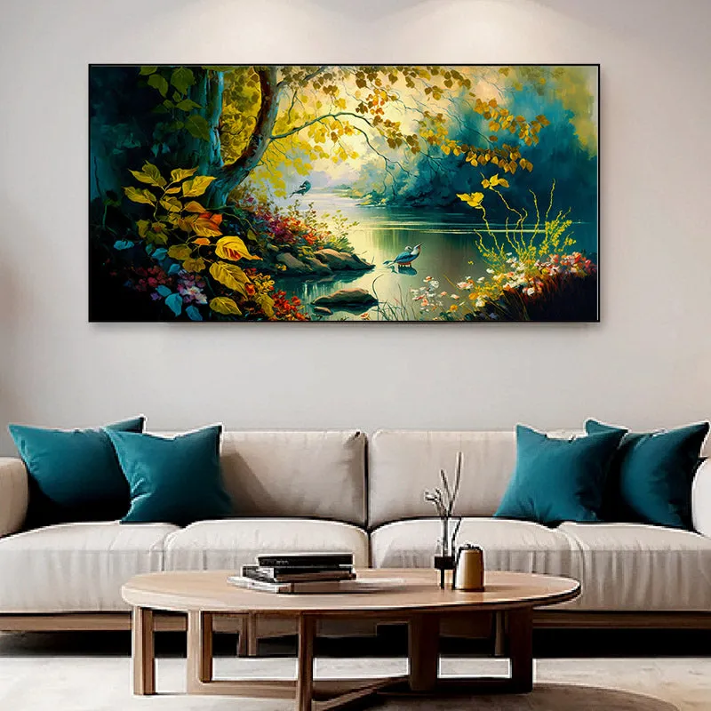 Lone Lamina Canvas Wall Painting media 1