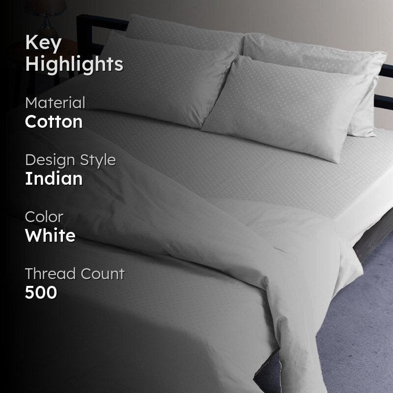 Calida Cotton Duvet Cover - White media 2