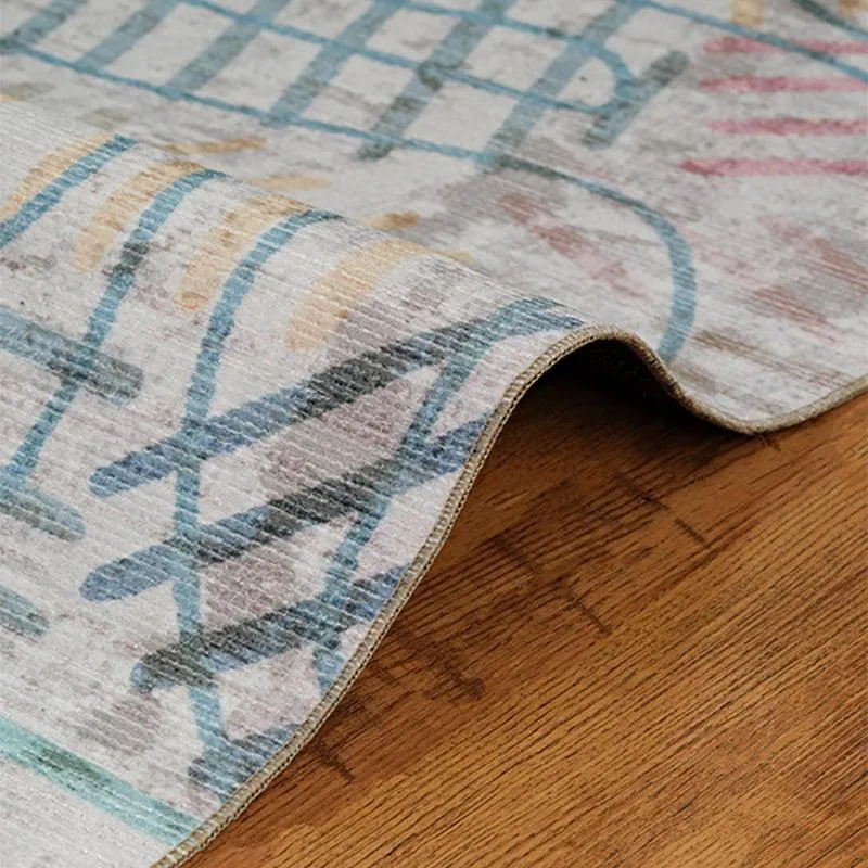 Ella Abstract Carpet - Teal media 6