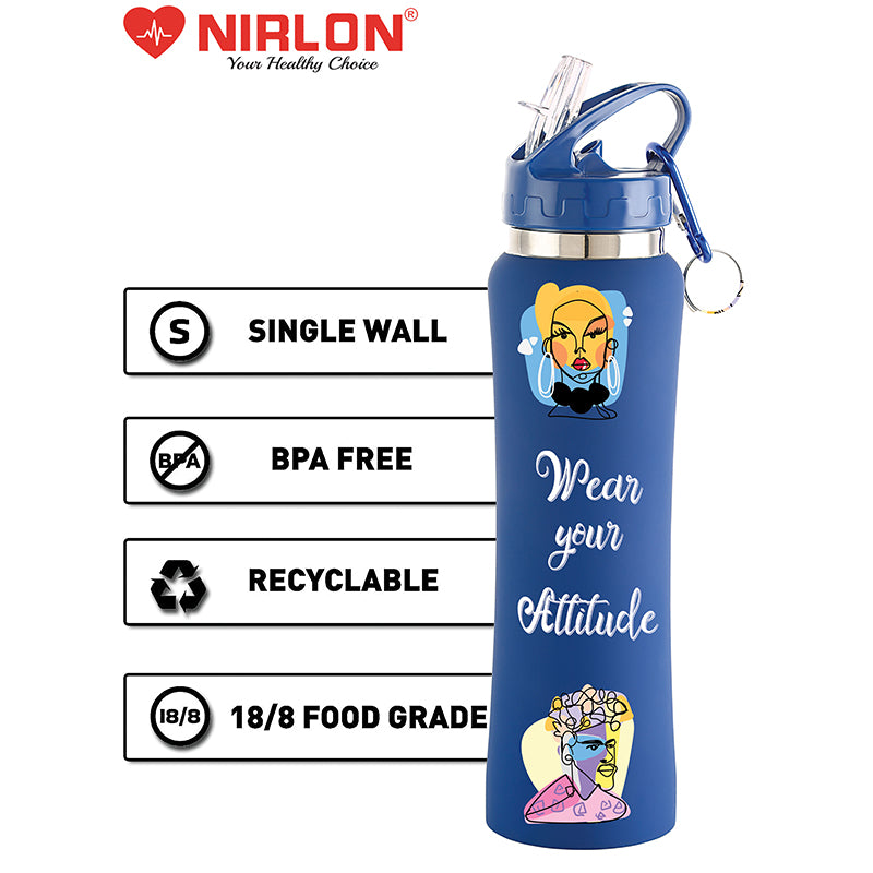 Wear Your Attitude Sipper  Water Bottle - 750 mL media 5
