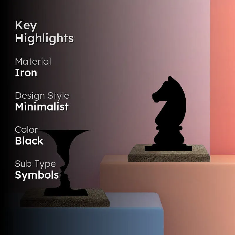 Knight's Mirage Showpiece - Set Of Two media 2