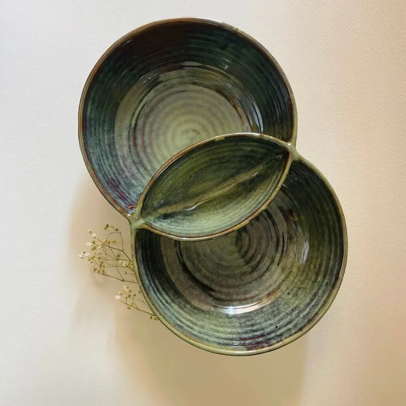 Olive Glow Chip & Dip Serving Bowl - 1400 ML media 3