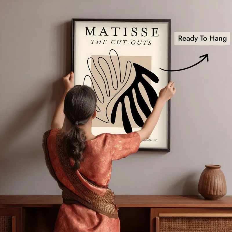 Echoed Motion Canvas Wall Painting With Black Frame media 6