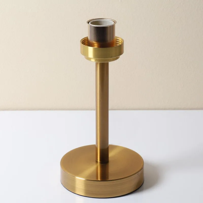 Cindrel Elegant Mild Steel Table Lamp - Gold,Transparent media 7