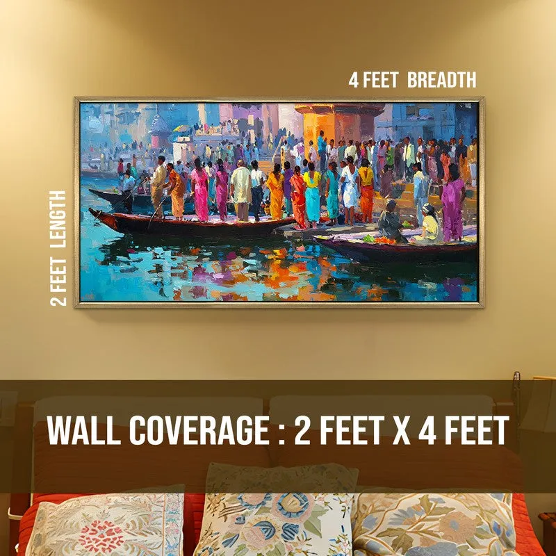 Floating Stories of Banaras Wall Art media 8