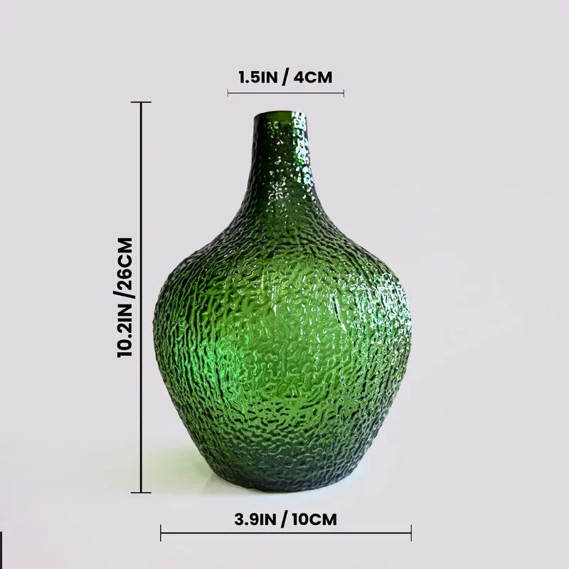 Stonewave Glass Vase - Green media 7
