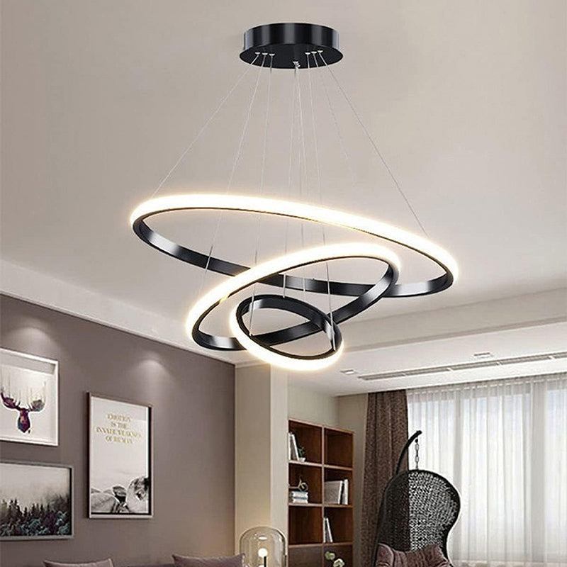 Sky Drop LED Modern Ceiling Lamp - Black media 4
