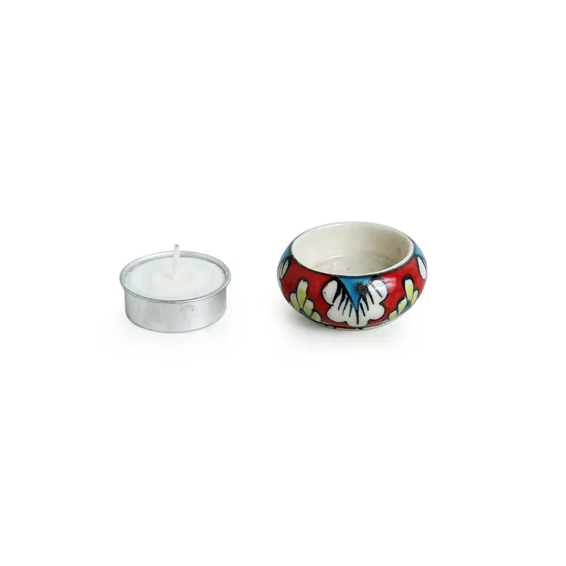 Mughal Shimmer Tealight Candle Holder - Set Of Six media 5