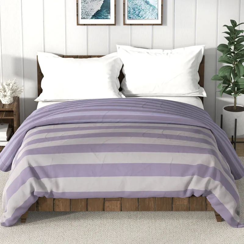 Nautica Nile Whisper Comforter (Purple,Grey) - 130 GSM media 3