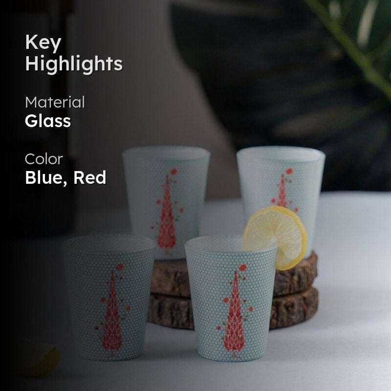 Tree Of Fire Shot Glass (30 ml) - Set Of Four media 2