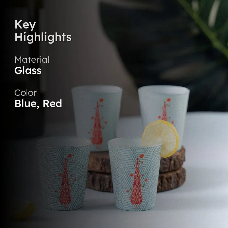 Tree Of Fire Shot Glass (30 ml) - Set Of Four media 2