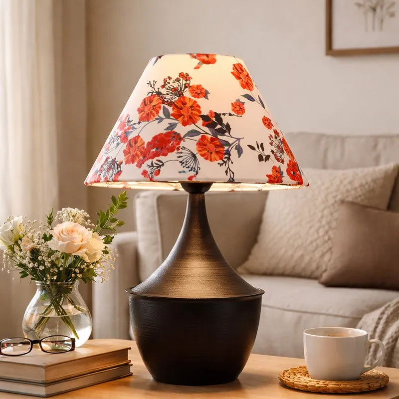 FloralWhisper Light Metal Table Lamp media 3