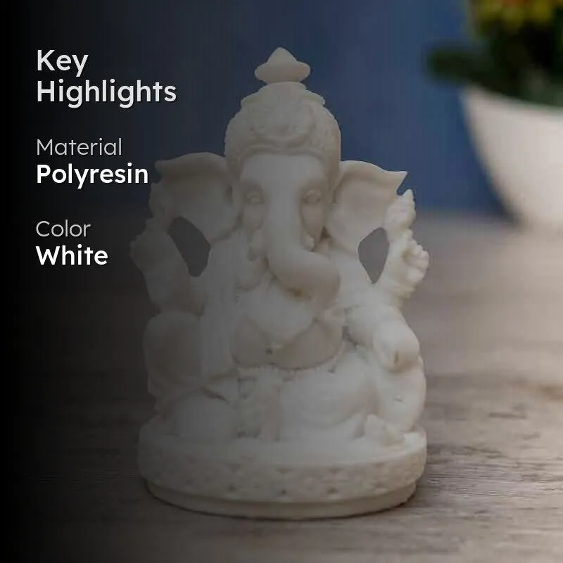 Pristine Ganpati Bappa Statue media 2