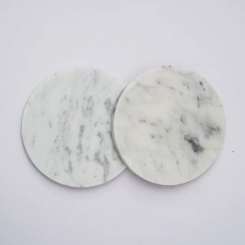 Bruna Round Marble Coaster - Set Of Two media 4