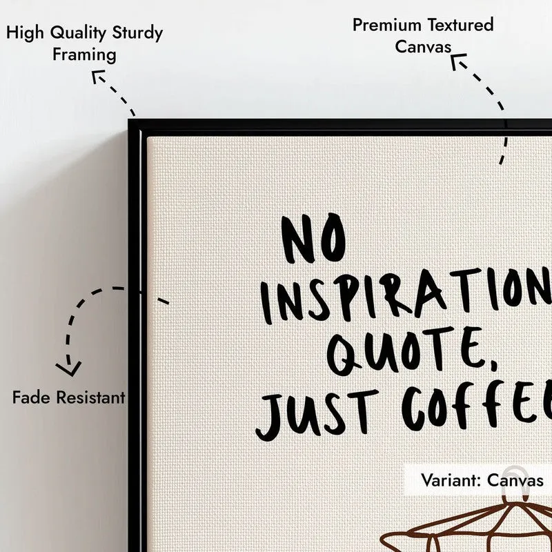 CoffeeInspo Archival Canvas Wall Art - Black media 7