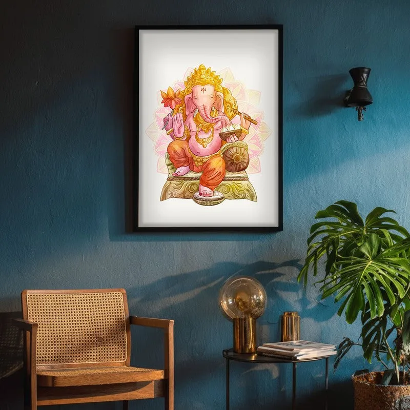 Sri Vigneshwara Archival Paper Wall Art With Frame media 4