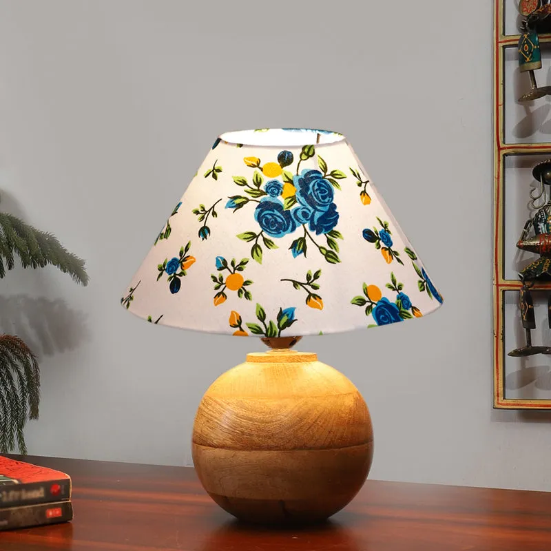 Elowen Orb Cotton Table Lamp - Multicolor media 2