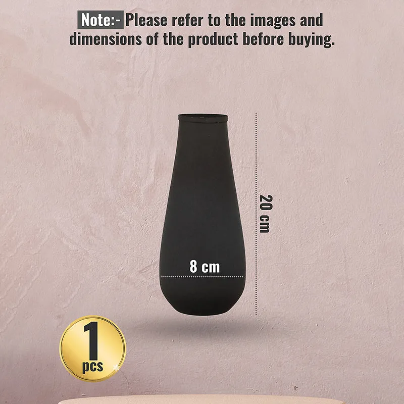 Areitha Metal Vase (Black) - Set Of Two media 8