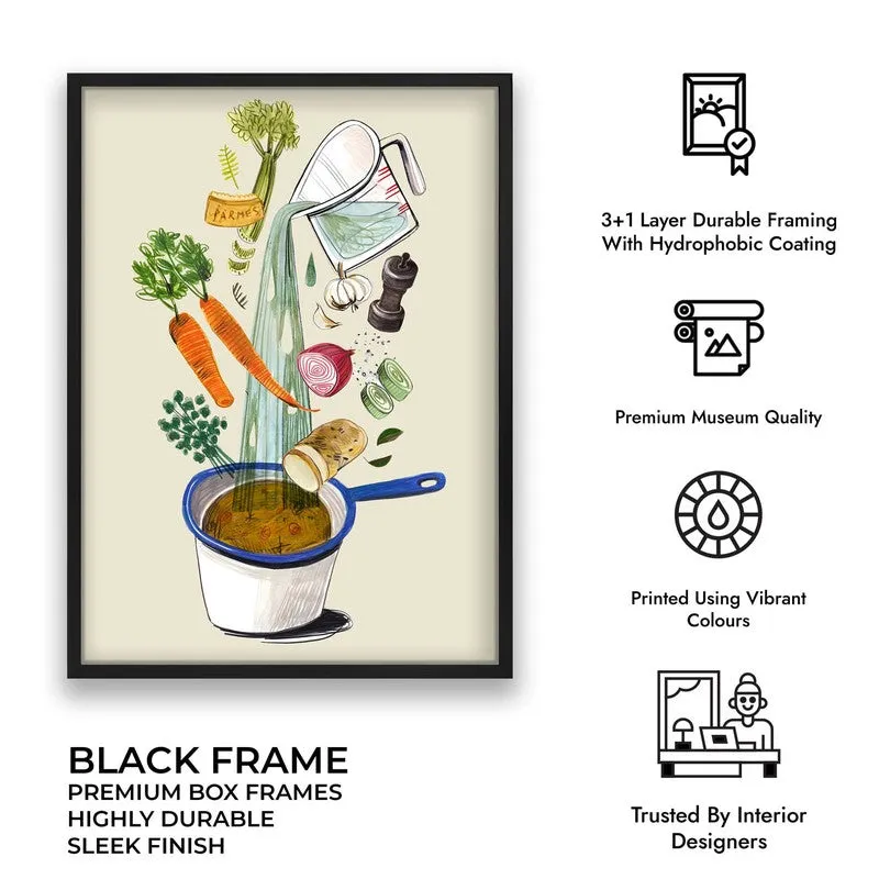 Artisan Appetite Archival Canvas Wall Art - Black media 10