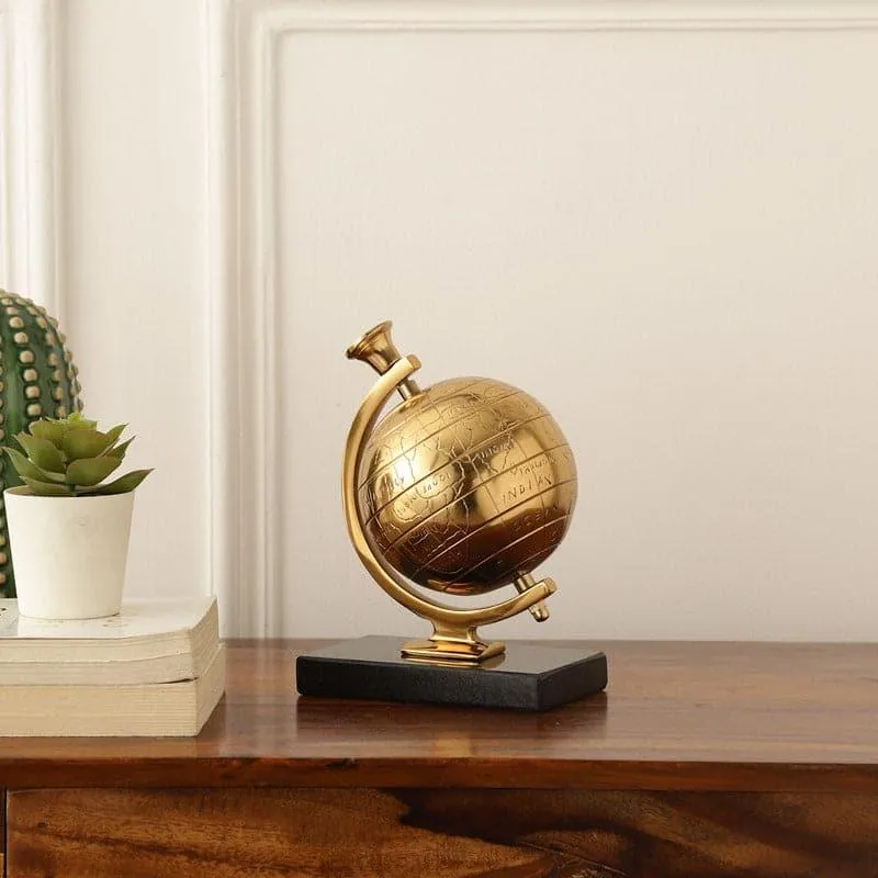 Globe Galore Showpiece - Gold media 1