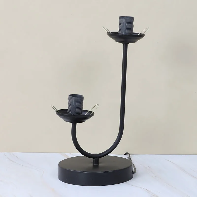 Luce Mini Duo Solid Iron Moon LED Table Lamp - White,Black media 5
