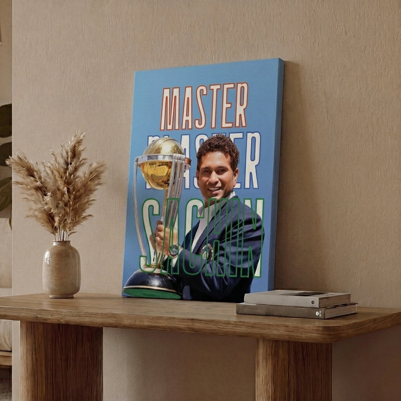 MasterBlaster Sachin Canvas Wall Art