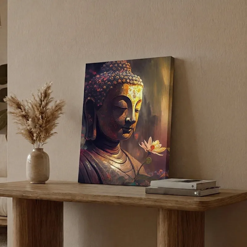 Buddha In Serenity Canvas Wall Painting media 1