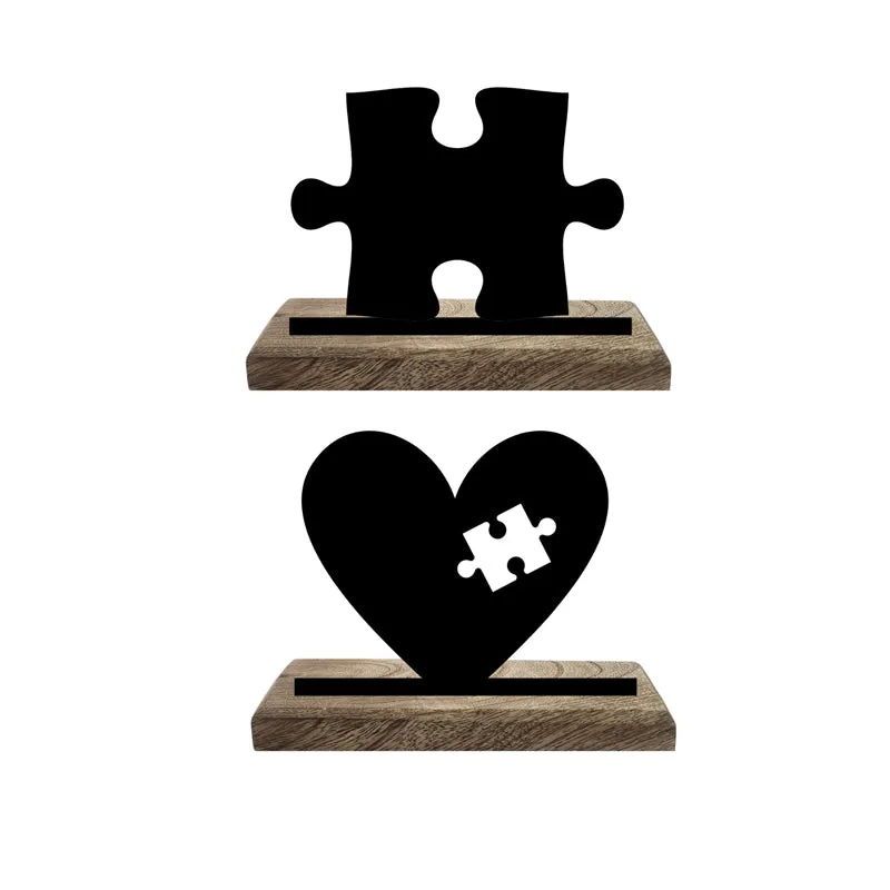 Piece Of Puzzle Showpiece - Set Of Two media 4