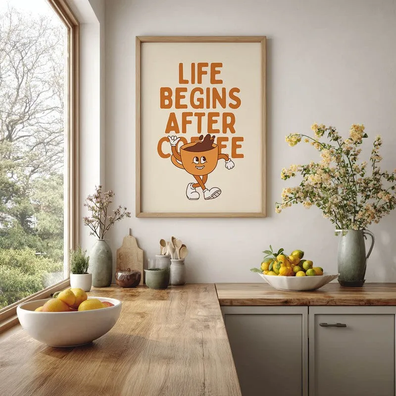 QuotedCoffee Archival Canvas Wall Art - Brown media 6