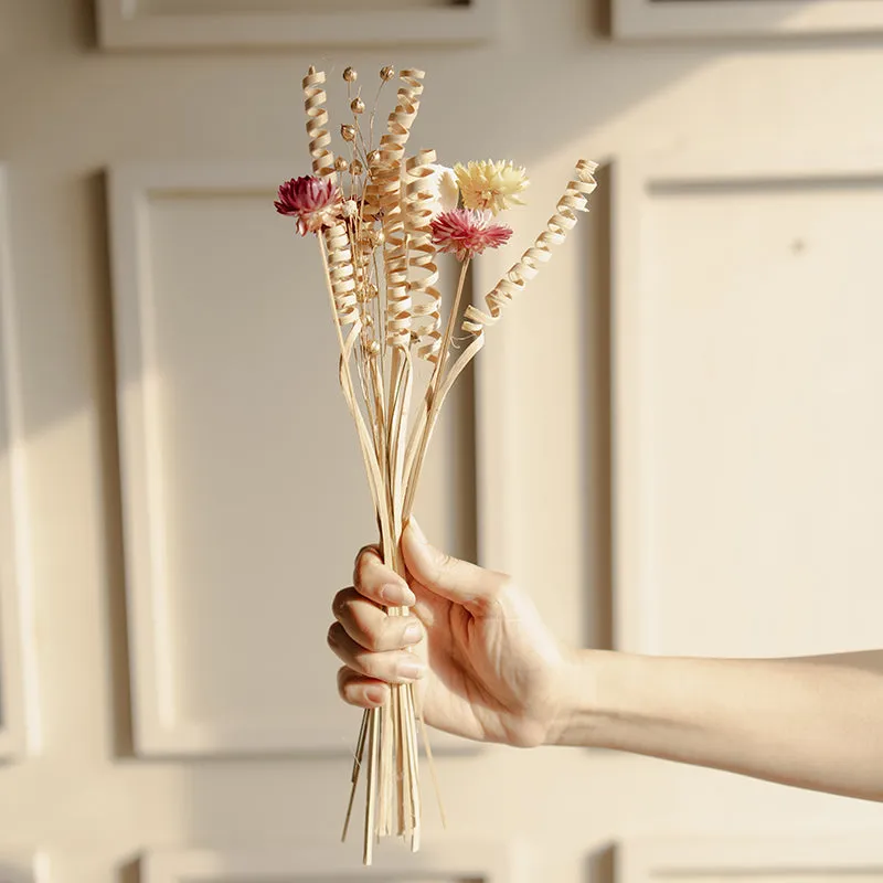 Sage & Sand Porcelain Vase With Dried Flower media 3