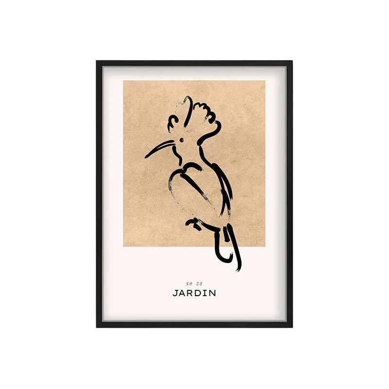 Gentle Wild Canvas Wall Painting With Black Frame media 3